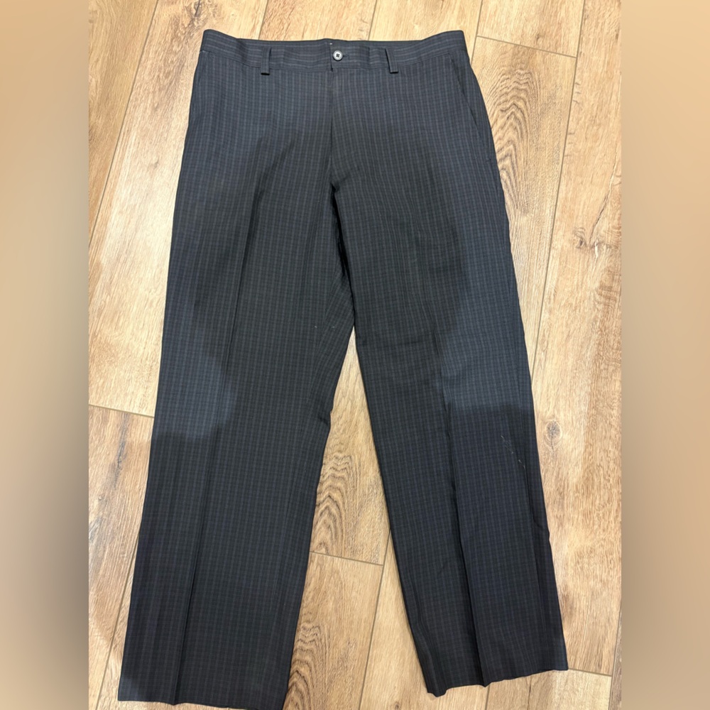Izod Charcoal Pinstripe Golf Trousers